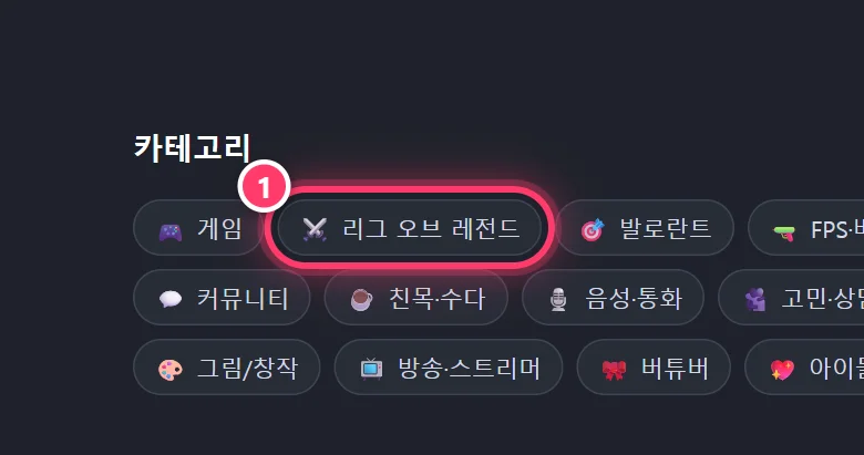 Category list